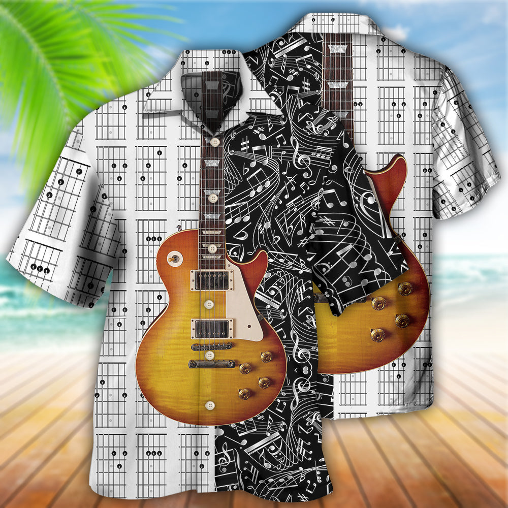 Guitar Bass Guitar Musician - Hawaiian Shirt 