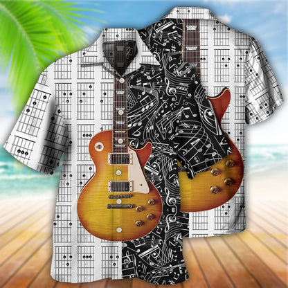 Guitar Bass Guitar Musician - Hawaiian Shirt 
