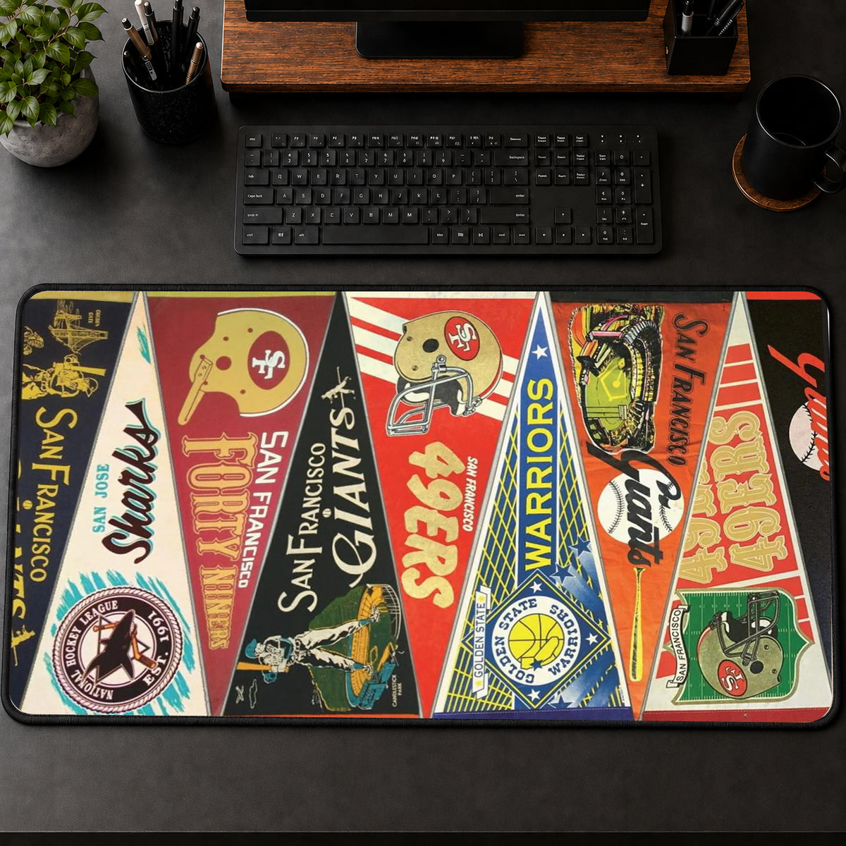 All Sport Teams City Vintage Anniversary For Fans Desk Mat Mouse Pad Trending - 5to9vibe