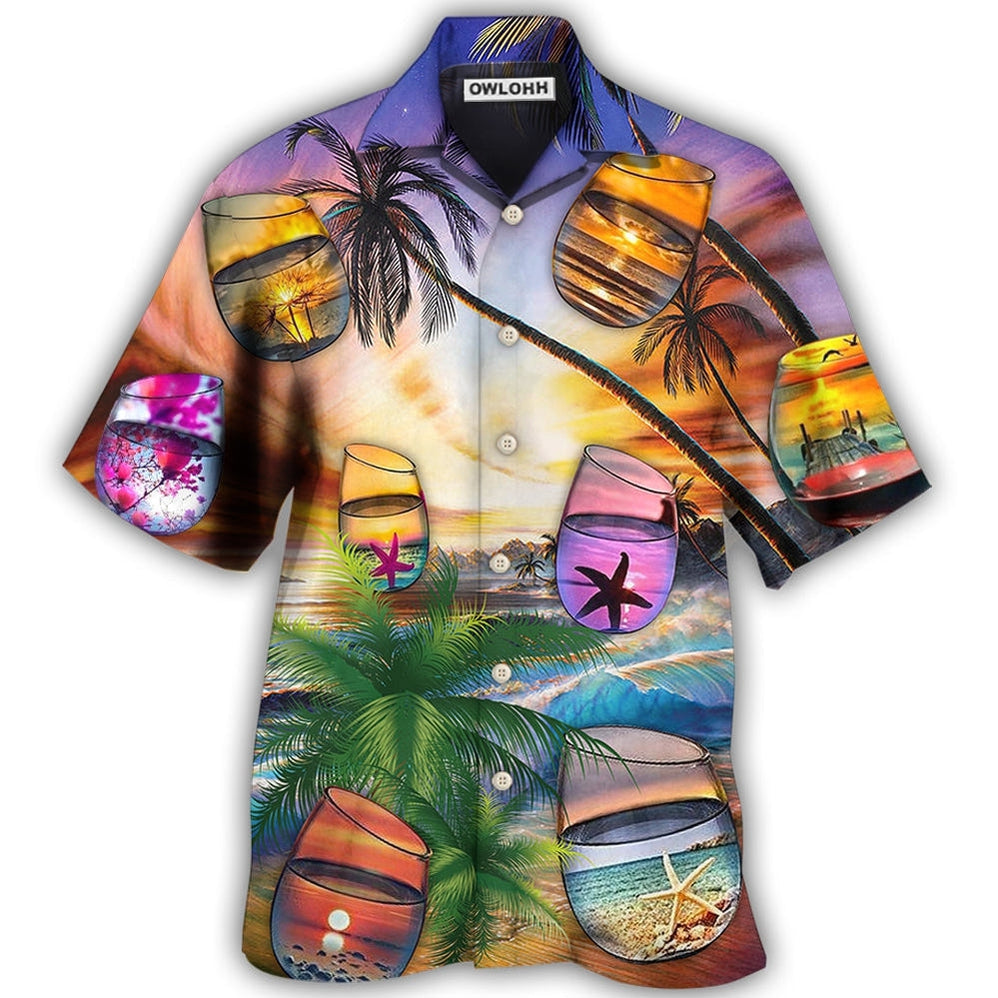 Hawaiian Shirt / Adults / S Beach Cocktail Style - Hawaiian Shirt 