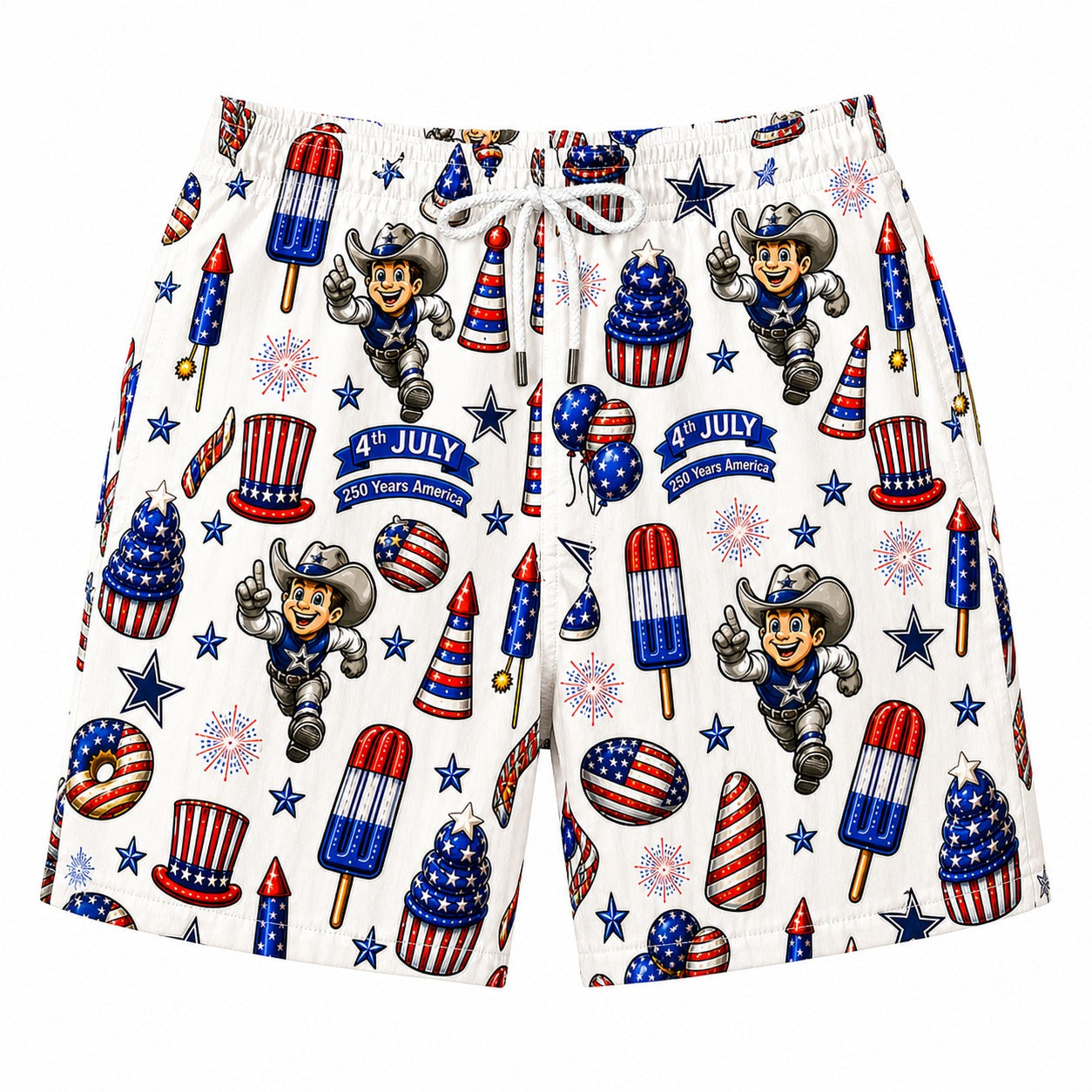 All Football Teams 4th July 250 Years Anniversary America Premium Unisex Hawaiian Shirt For Men and Women