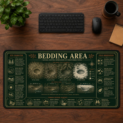 Bedding Area Desk Mat Mouse Pad | 5To9Vibe