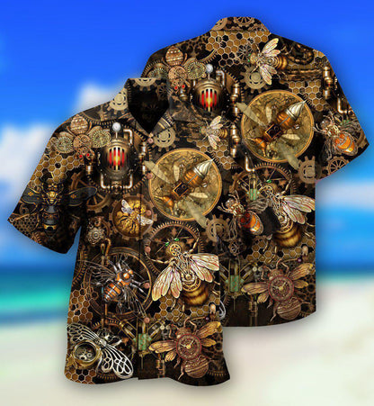 Bee Animals Bee Kind Bee You - Hawaiian Shirt 