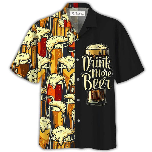 Hawaiian Shirt / Adults / S Beer Favorite Drink More Beer - Hawaiian Shirt 