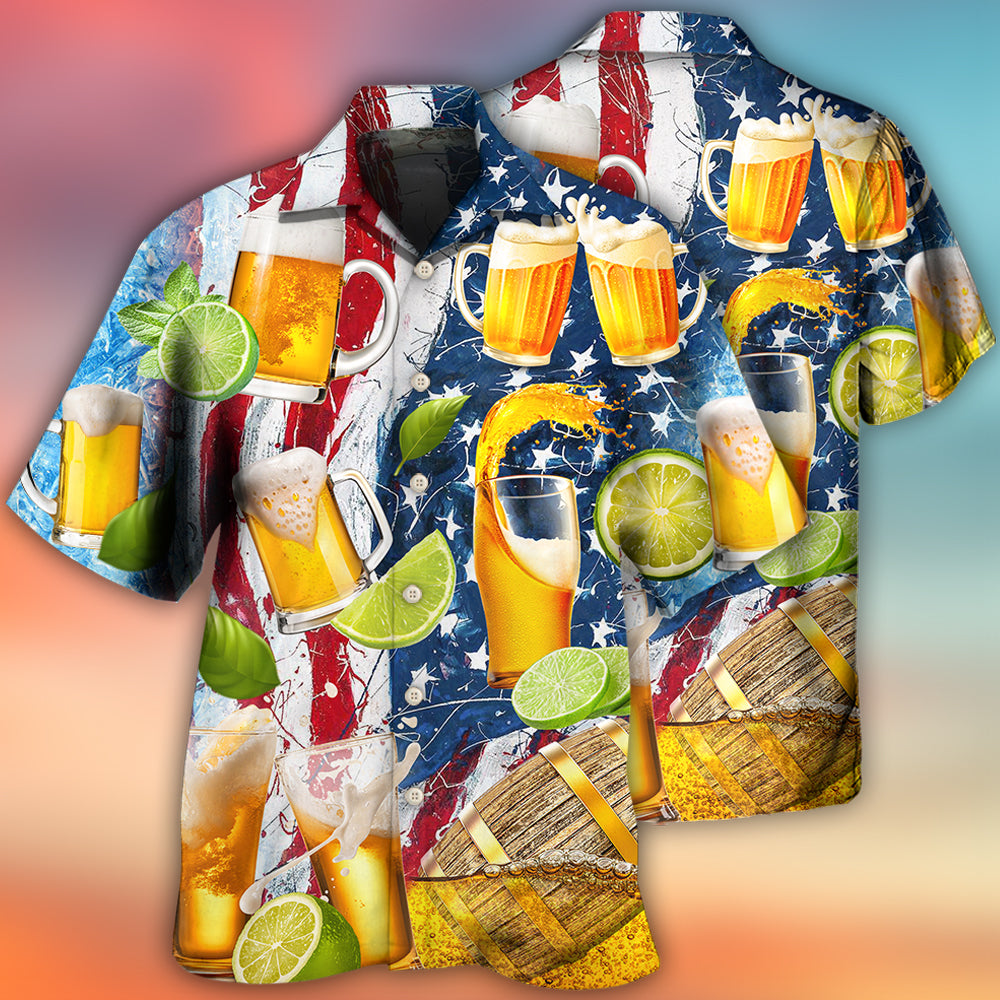 Beer Independence Day - Hawaiian Shirt 