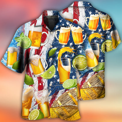 Beer Independence Day - Hawaiian Shirt 