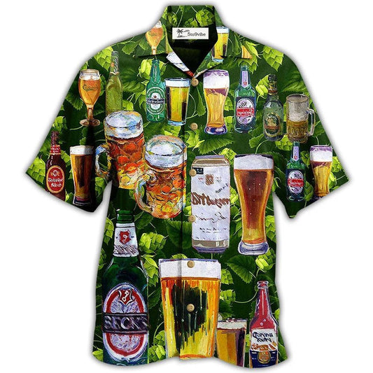 Hawaiian Shirt / Adults / S Beer Love It - Hawaiian Shirt 