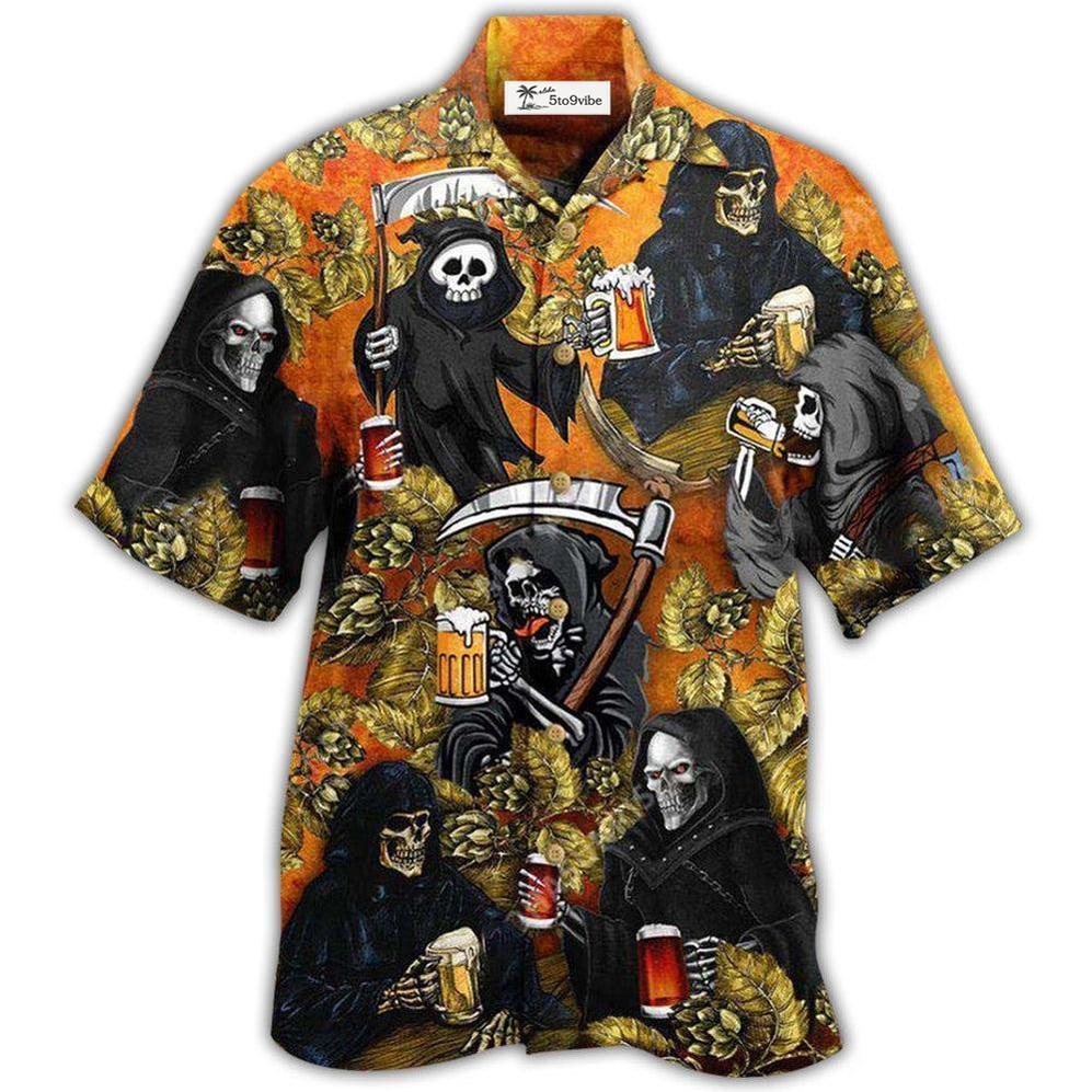 Hawaiian Shirt / Adults / S Beer Relax I Am Just Here For The Beer - Hawaiian Shirt 