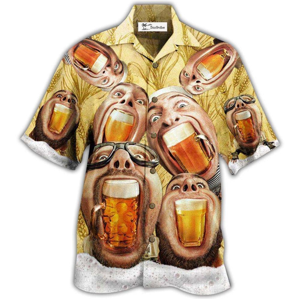 Hawaiian Shirt / Adults / S Beer Wish You Were Beer - Hawaiian Shirt 