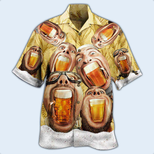 Beer Wish You Were Beer - Hawaiian Shirt 