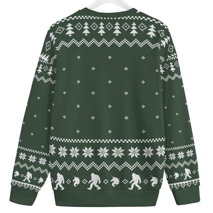 Believe In Bigfoot Men Big And Tall Christmas Sweater