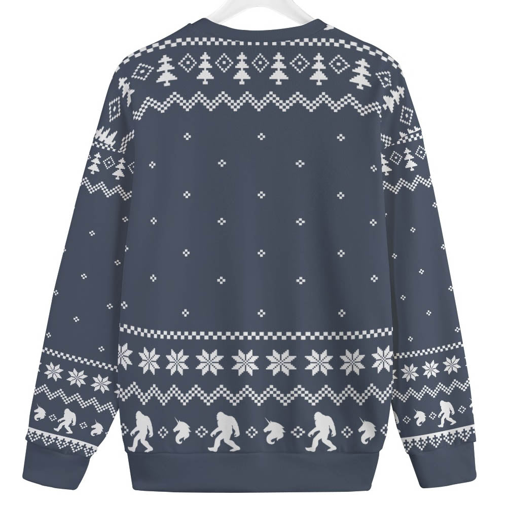 Believe In Bigfoot Plus Size Ugly Christmas Sweater