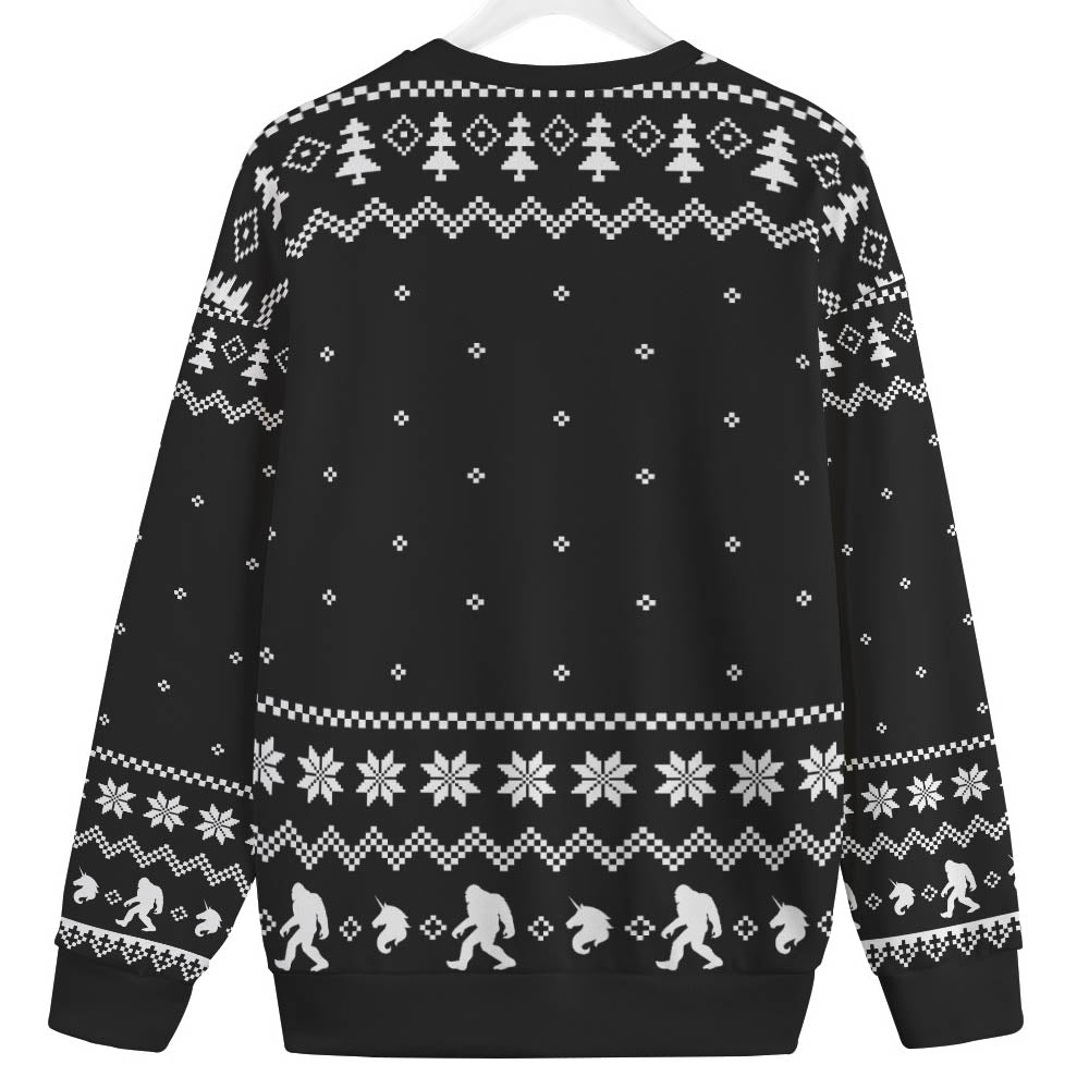 Believe In Bigfoot Plus Size Ugly Christmas Sweater