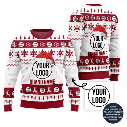 Best Custom Logo And Brand Santa Hat Xmas Sweater