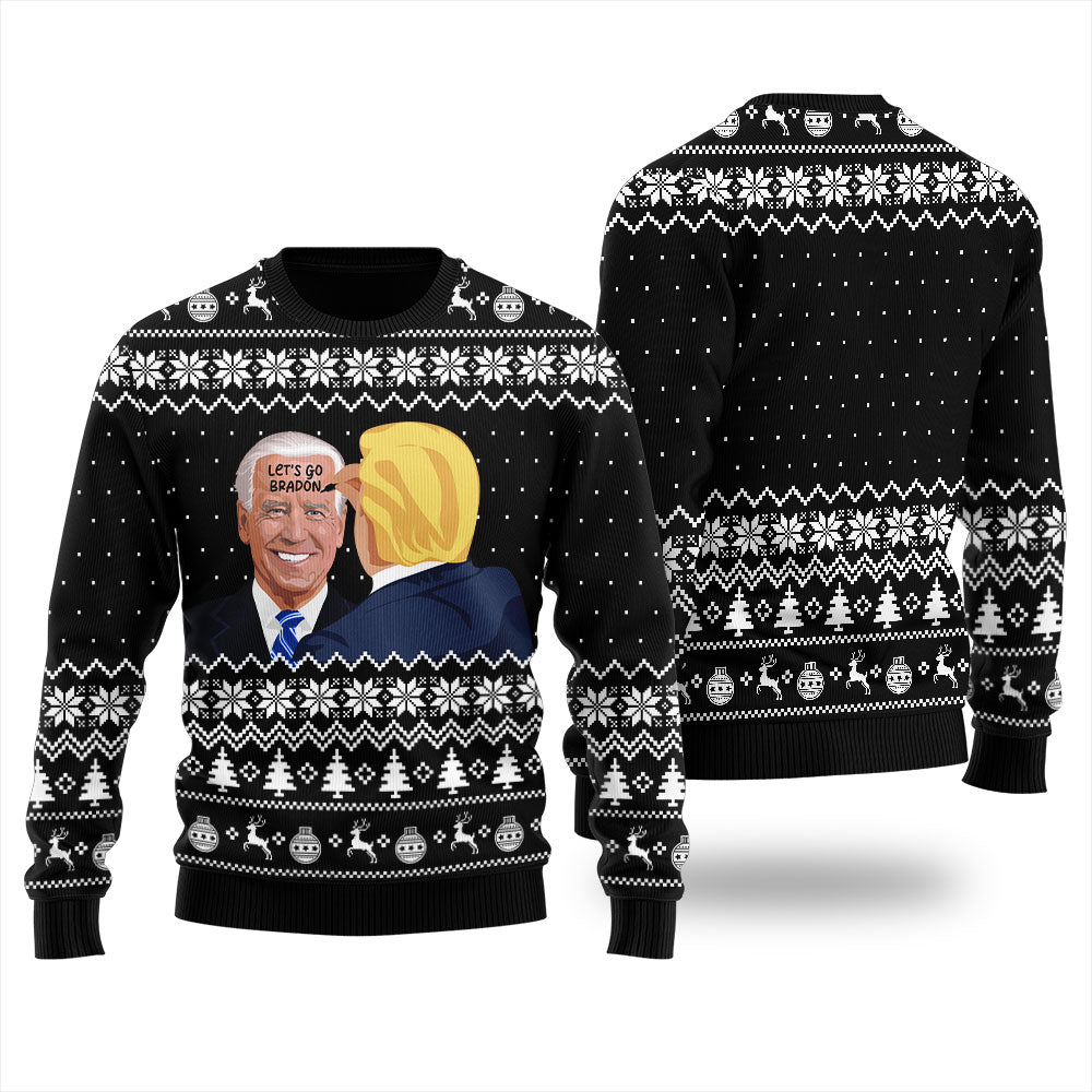 Lets Go Brandon Men's Ugly Christmas Sweater