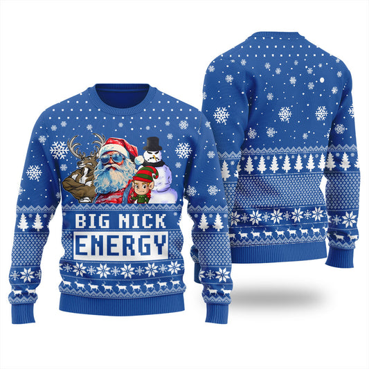 Big Nick Energy Christmas Sweater Men
