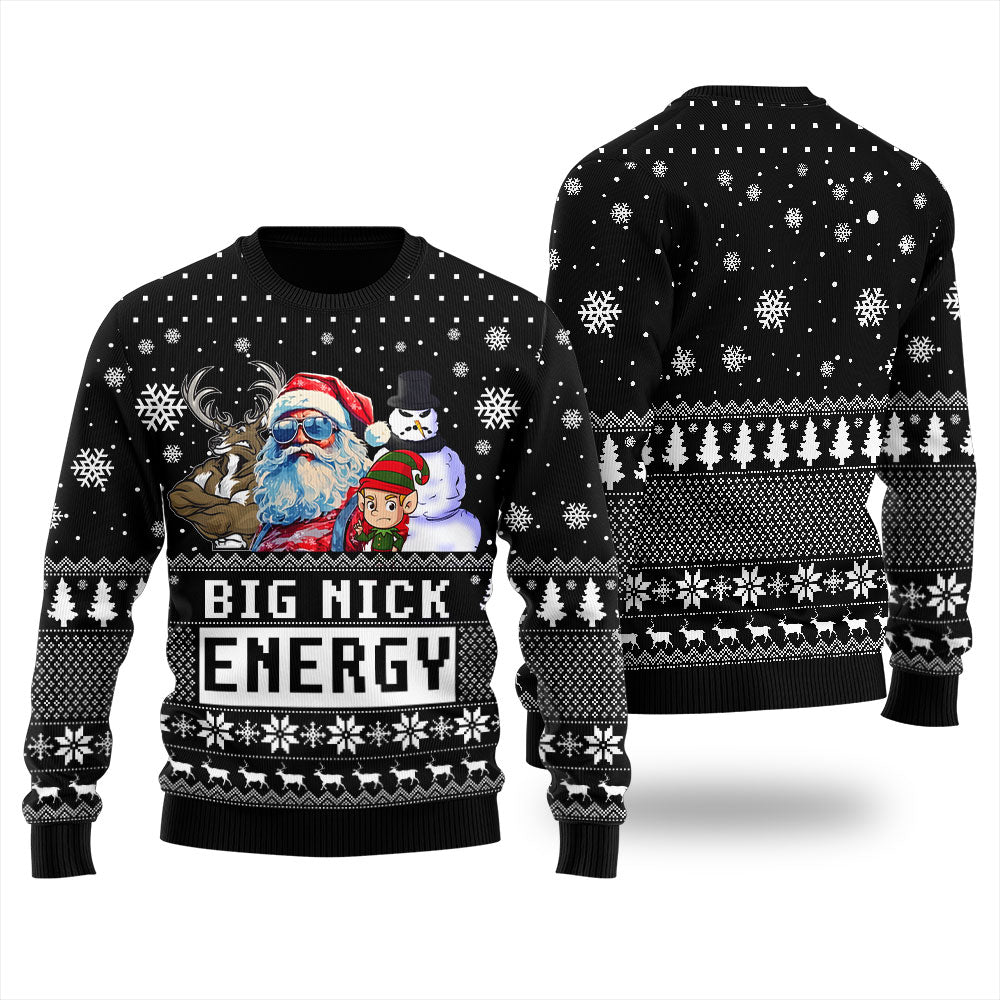 Big Nick Energy Christmas Sweater Men