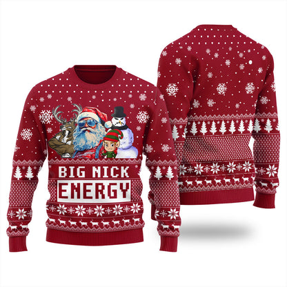 Big Nick Energy Christmas Sweater Women