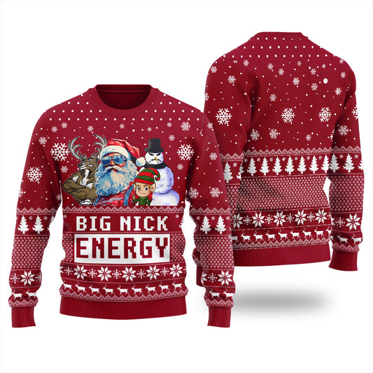 Big Nick Energy Christmas Sweater Women