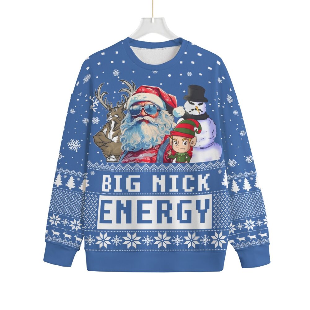 Big Nick Energy Men Big And Tall Christmas Sweater