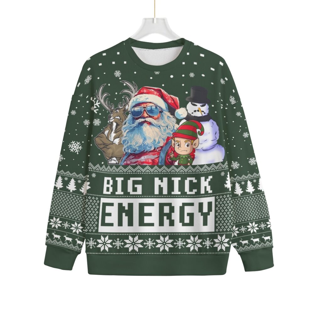 Big Nick Energy Men Big And Tall Christmas Sweater