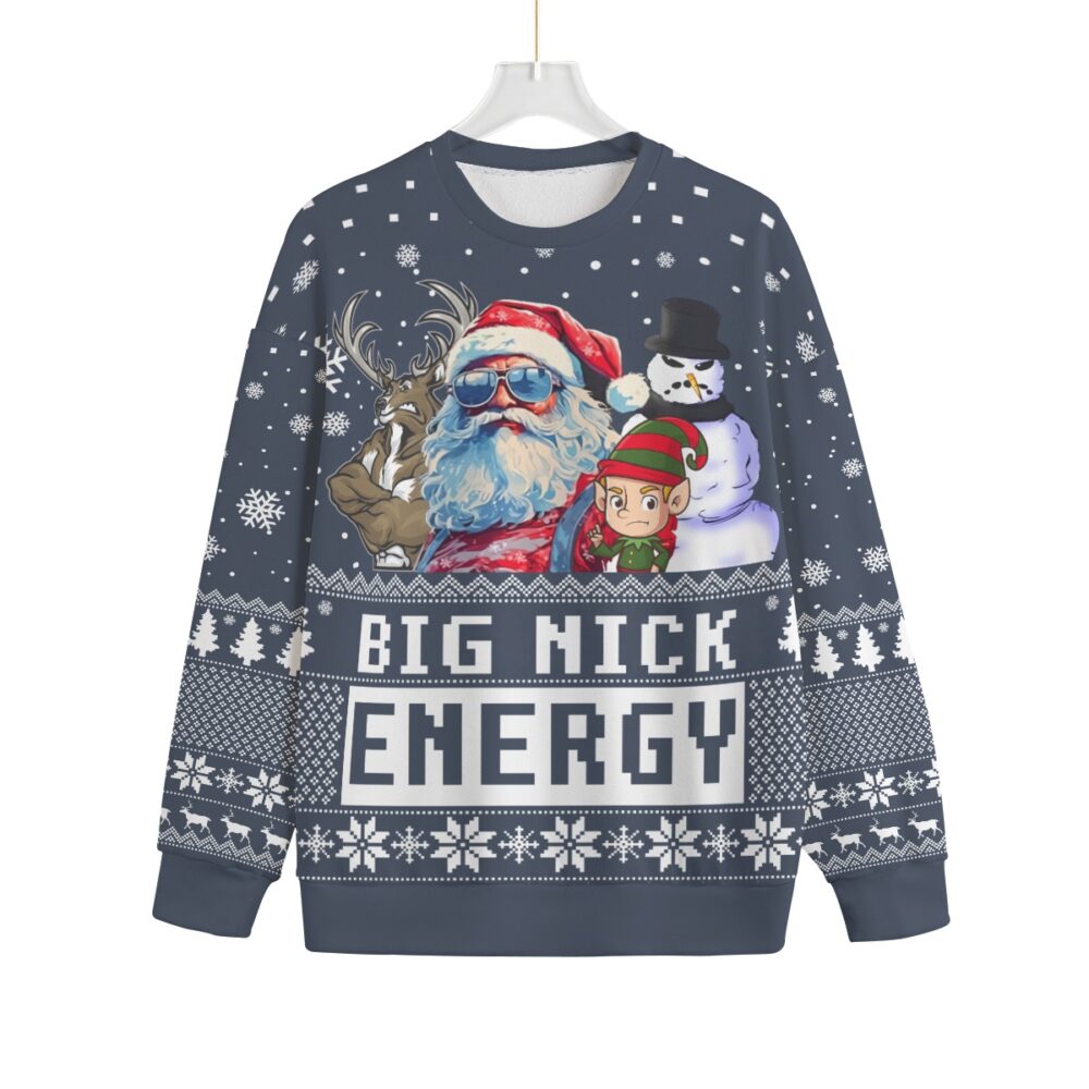 Big Nick Energy Women's Plus Size Ugly Christmas Sweater