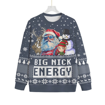 Big Nick Energy Women's Plus Size Ugly Christmas Sweater