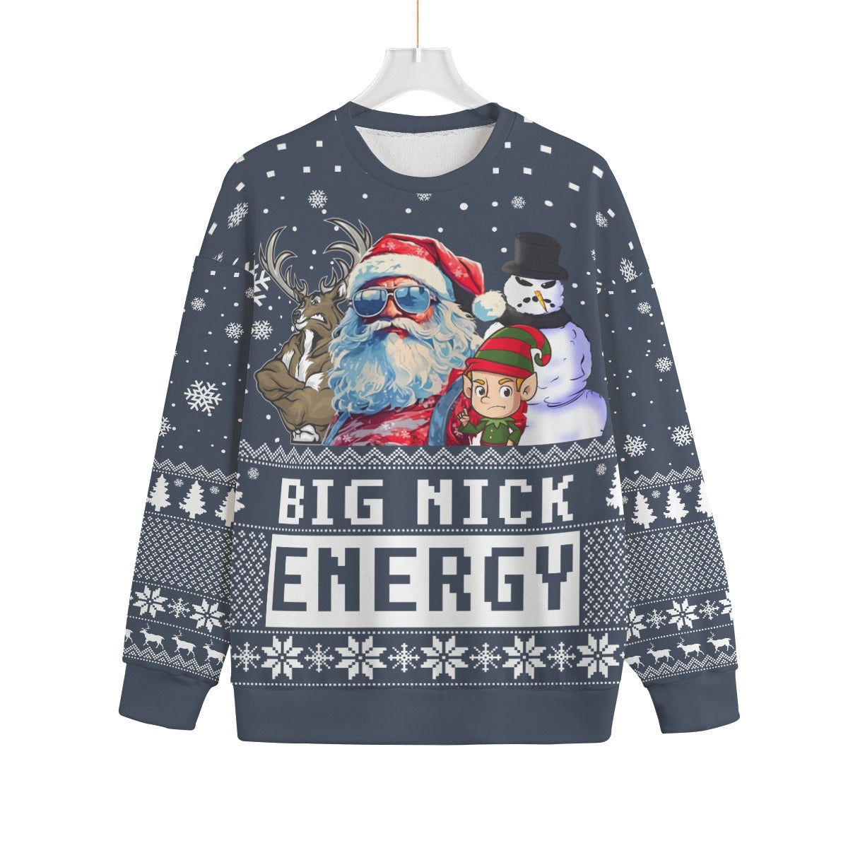 Big Nick Energy Plus Size Ugly Christmas Sweater