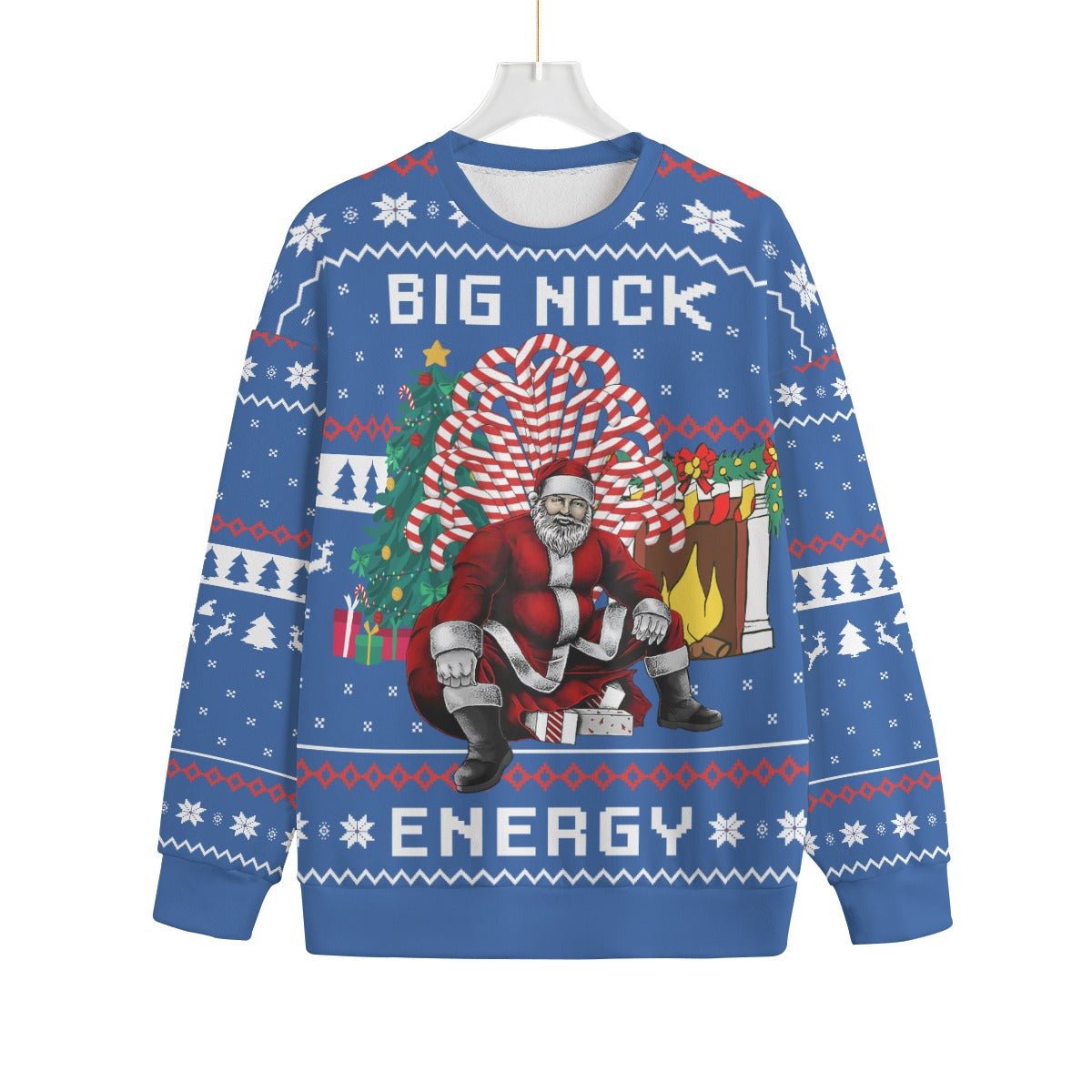 Big Nick Energy Santa Plus Size Ugly Christmas Sweater