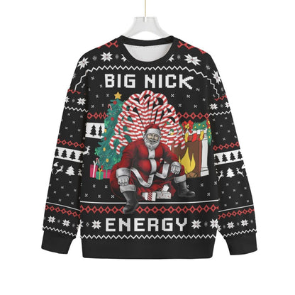 Big Nick Energy Santa Plus Size Ugly Christmas Sweater