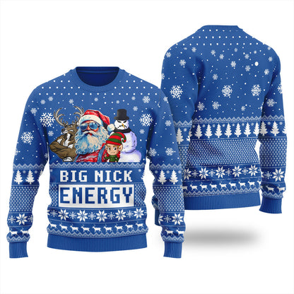 Big Nick Energy Ugly Christmas Sweater