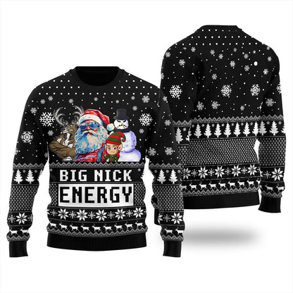 Big Nick Energy Ugly Christmas Sweater