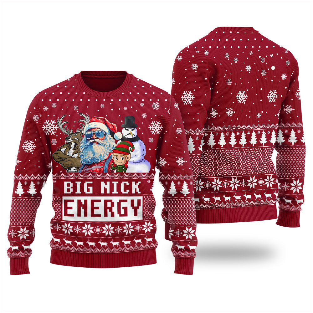 Big Nick Energy Christmas Sweater Women