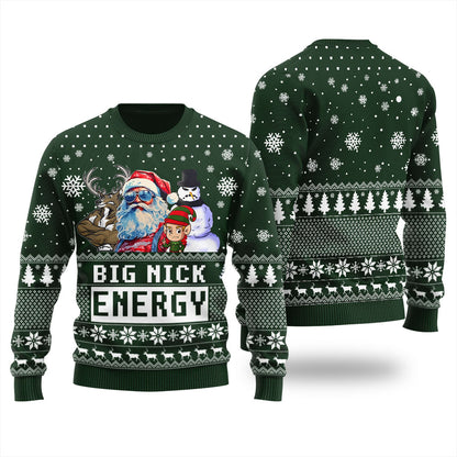 Big Nick Energy Christmas Sweater Men