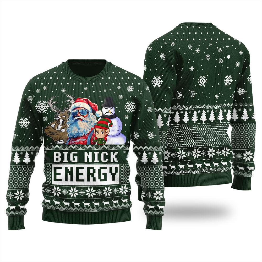 Big Nick Energy Ugly Christmas Sweater