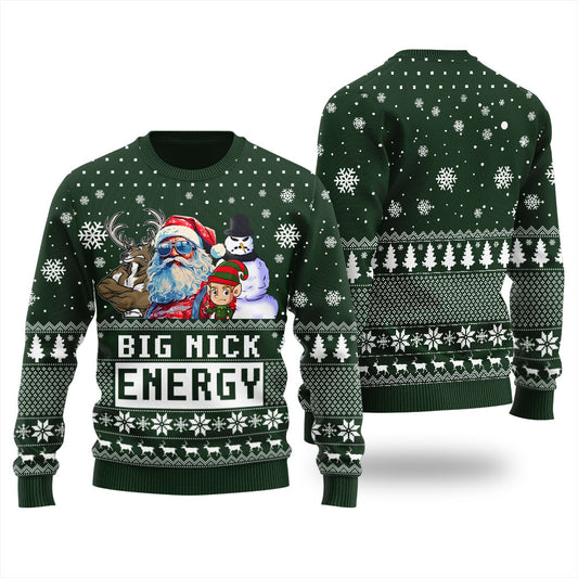 Big Nick Energy Ugly Christmas Sweater
