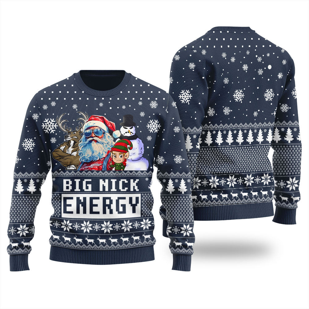 Big Nick Energy Christmas Sweater Men