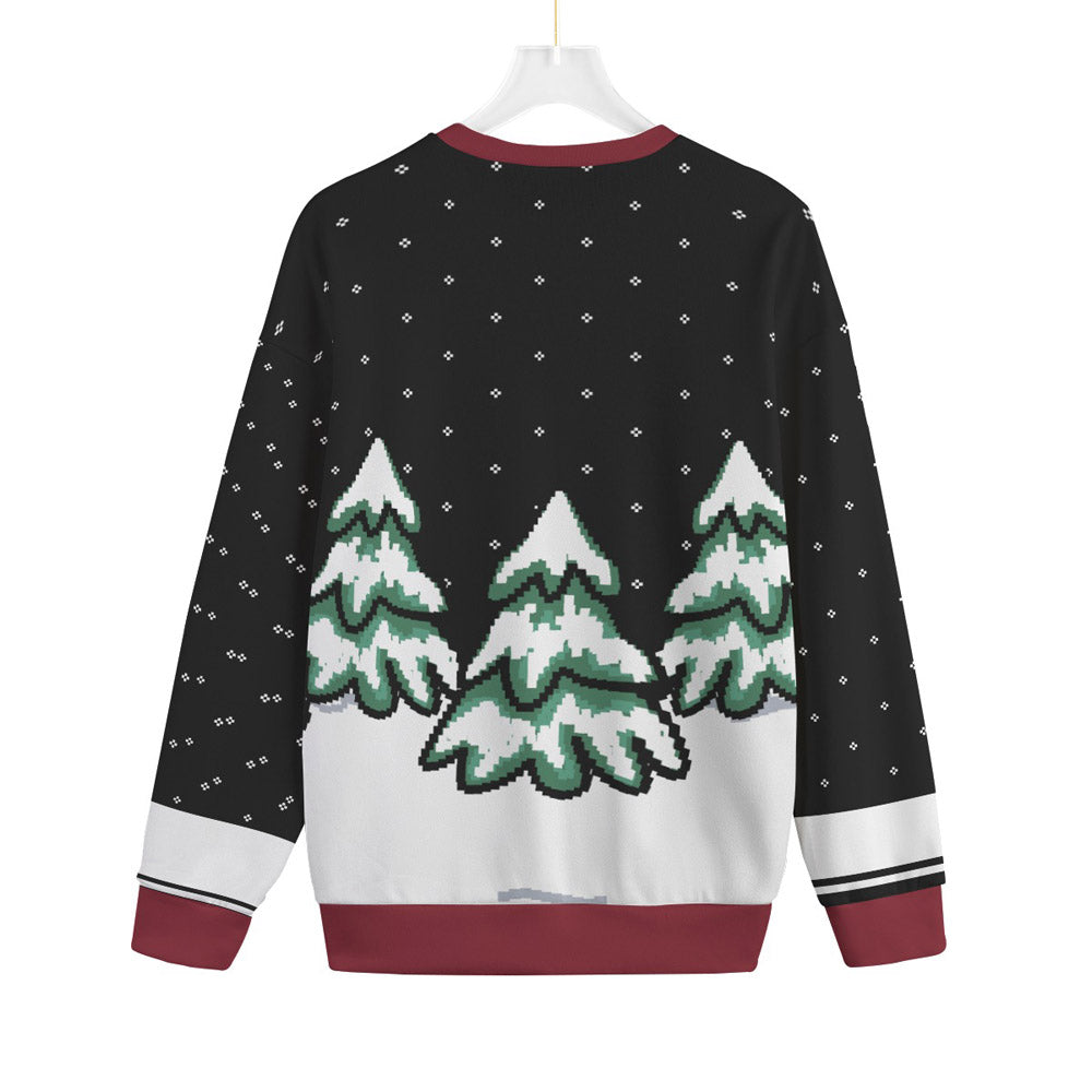 Bigfoot And Gingerbread Plus Size Ugly Christmas Sweater For Men Women