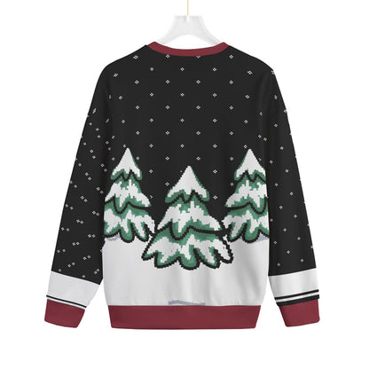 Bigfoot And Gingerbread Plus Size Ugly Christmas Sweater For Men Women