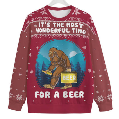 Bigfoot Big And Tall Christmas Sweater