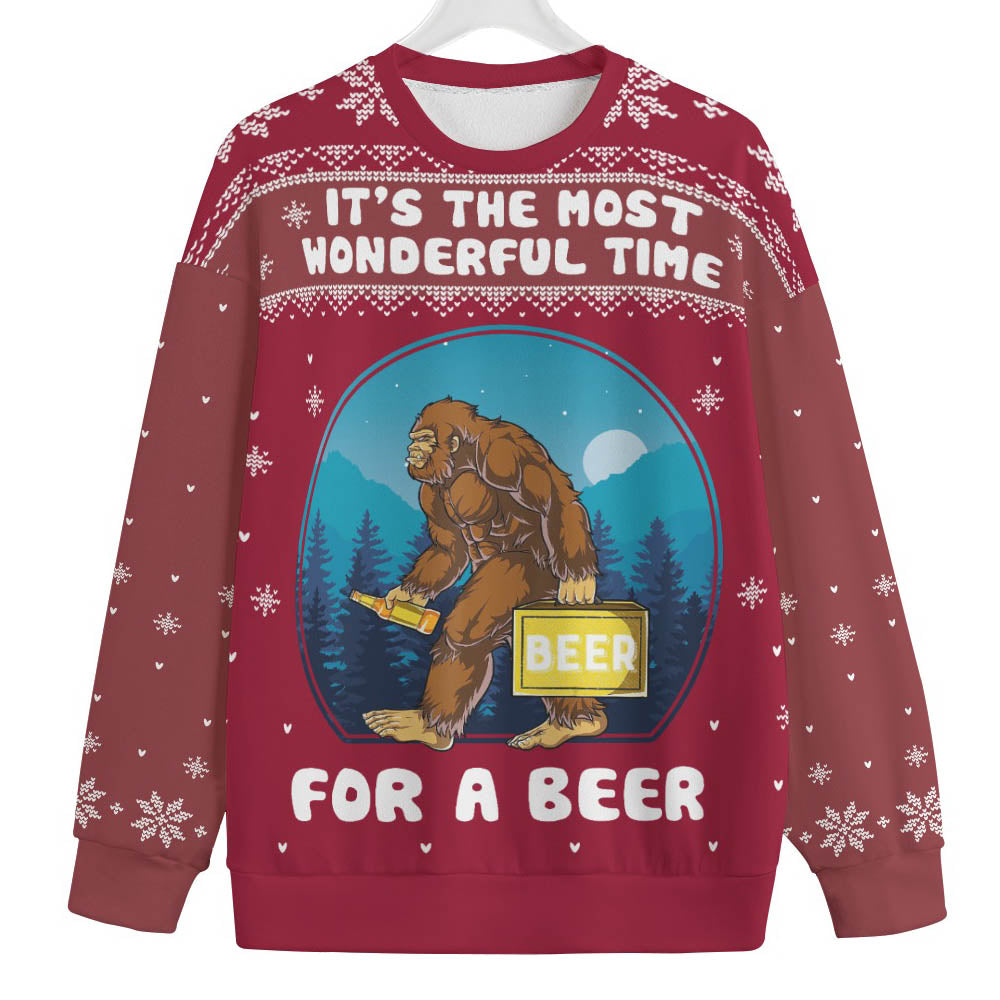 Bigfoot Plus Size Womens Ugly Christmas Sweater