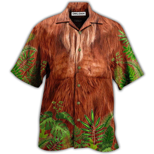 Hawaiian Shirt / Adults / S Bigfoot Hair Don't Care - Hawaiian Shirt 