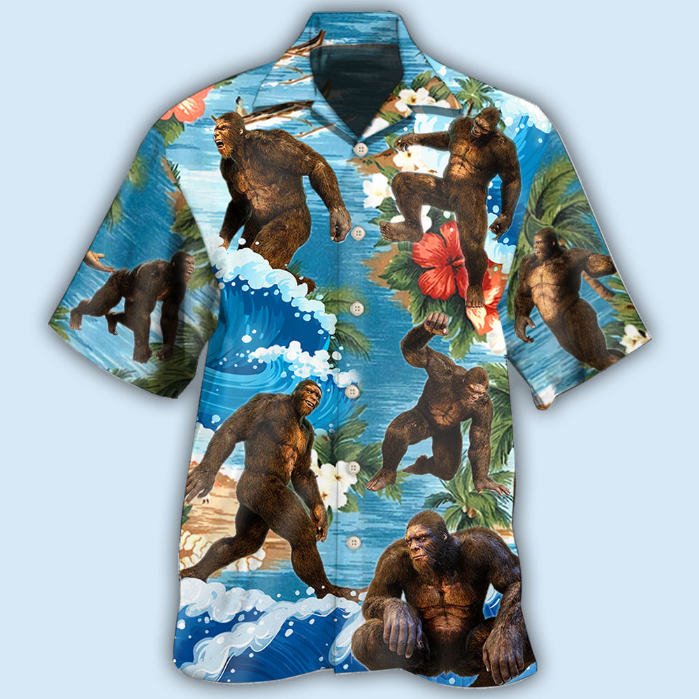Bigfoot Tropical Style - Hawaiian Shirt 