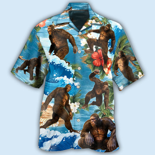 Bigfoot Tropical Style - Hawaiian Shirt 
