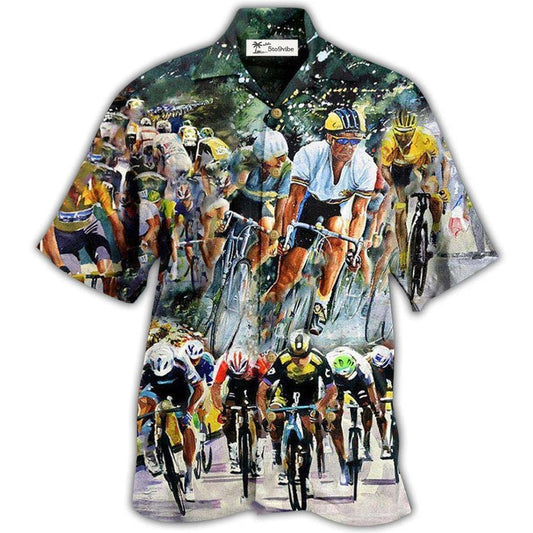 Hawaiian Shirt / Adults / S Bike Just Enjoy The Ride Road Bicycle Racing So Funny - Hawaiian Shirt 