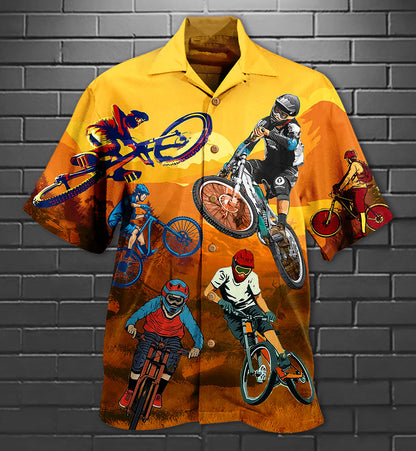 Bike Racing Always Love It - Hawaiian Shirt 