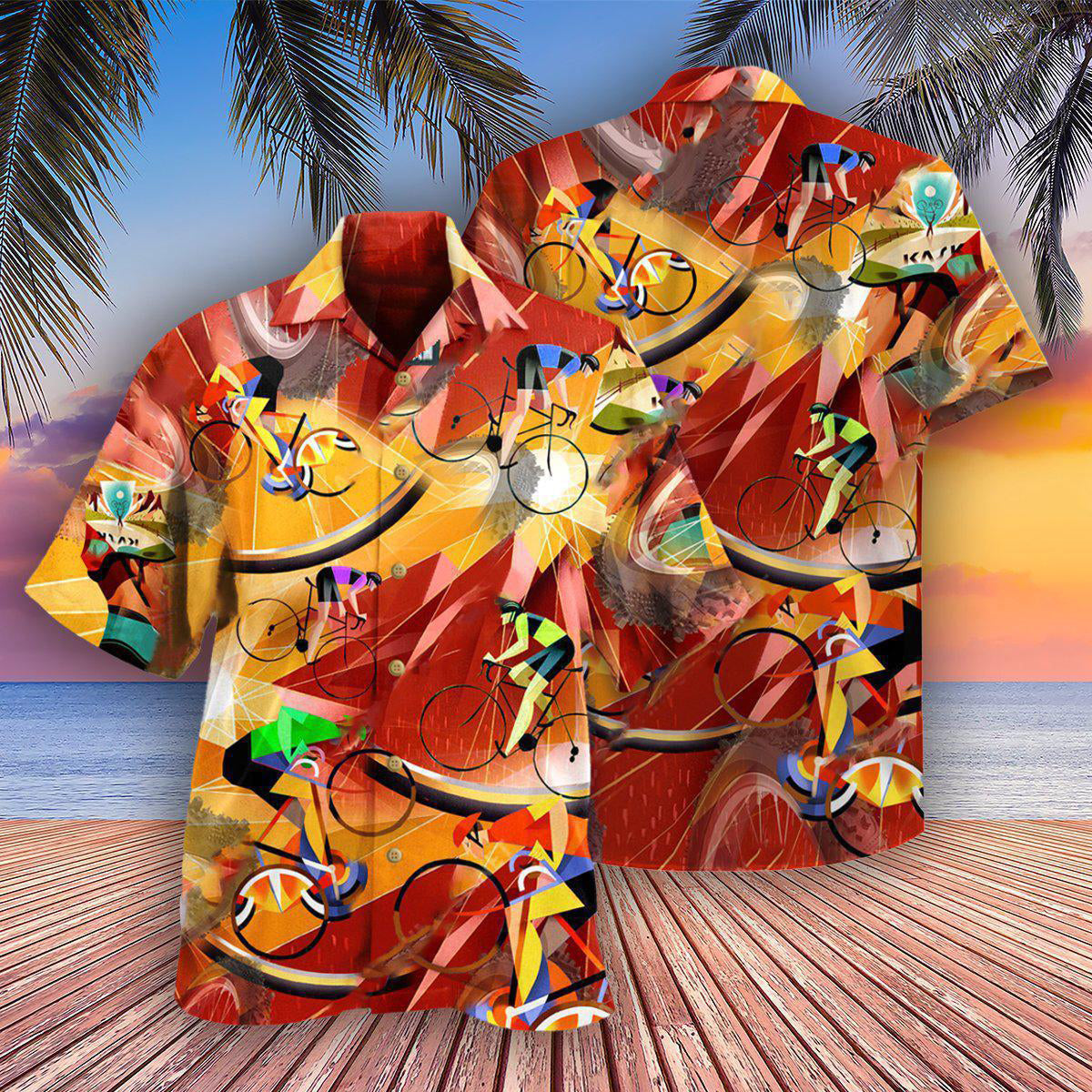 Bike Real Men Don't Need Motorbicycle - Hawaiian Shirt 