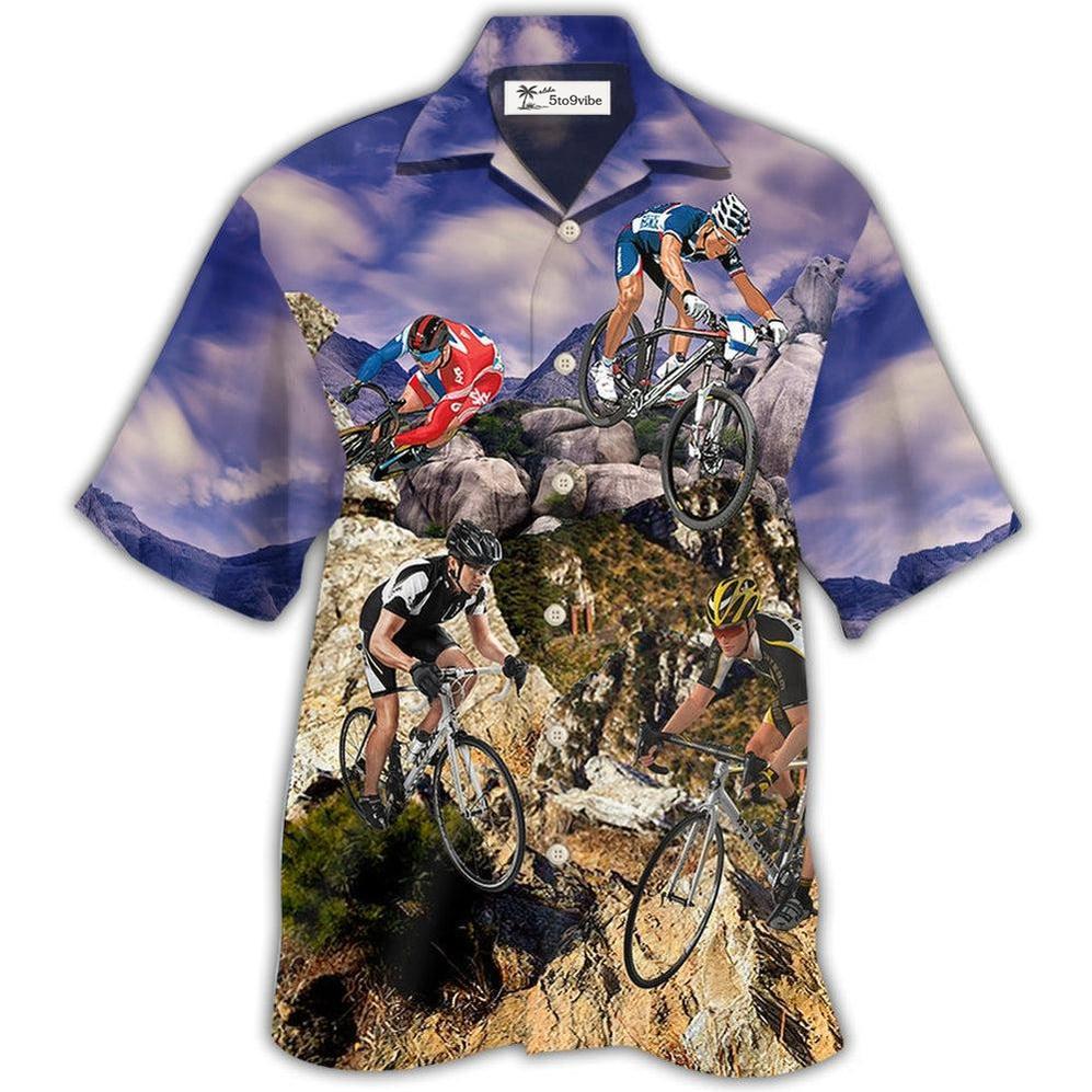 Hawaiian Shirt / Adults / S Bike Mountain So Cool - Hawaiian Shirt 