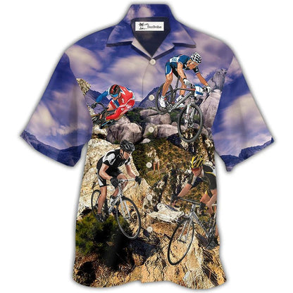 Hawaiian Shirt / Adults / S Bike Mountain So Cool - Hawaiian Shirt 