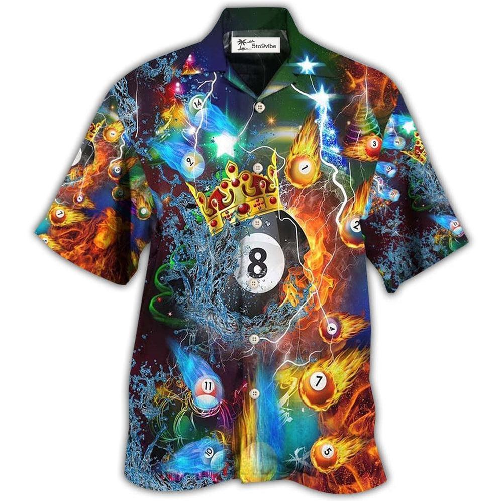 Hawaiian Shirt / Adults / S Billiard Fire And Water Merry Christmas - Hawaiian Shirt 